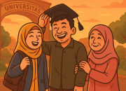 Sebuah Momen Bahagia di Depan Kampus: Mengenang Perjalanan Orangtua dalam Menyaksikan Anak Bertumbuh