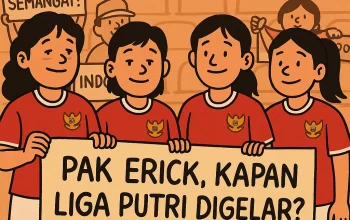 Spanduk, Liga yang Tak Kunjung Datang, dan Timnas Putri yang Harus Bertarung Sendirian