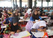 600 Siswa Meriahkan Lomba Mewarnai dan Melukis Batik di Pendopo Purbalingga
