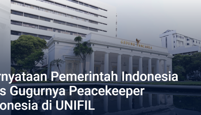 Satu Peacekeeper Indonesia Gugur di Lebanon, Pemerintah Kecam Serangan dan Desak Investigasi