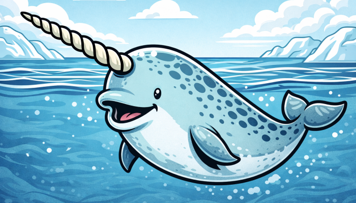 Narwhal: Paus “Bertanduk” yang Menyimpan Sensor di Laut Arktik