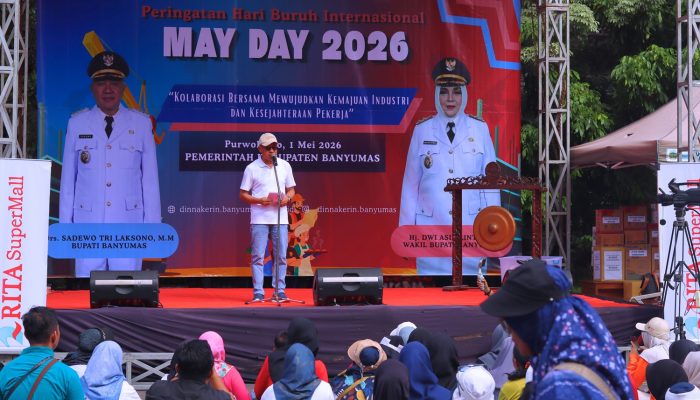 May Day di Banyumas, Pemkab Luncurkan Program Perlindungan Pekerja Rentan