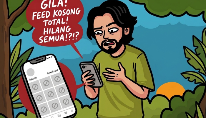 Panduan Menghilang dari Peradaban Digital: Dari Mana Gen Z Belajar Cara Mengosongkan Feed Instagram?