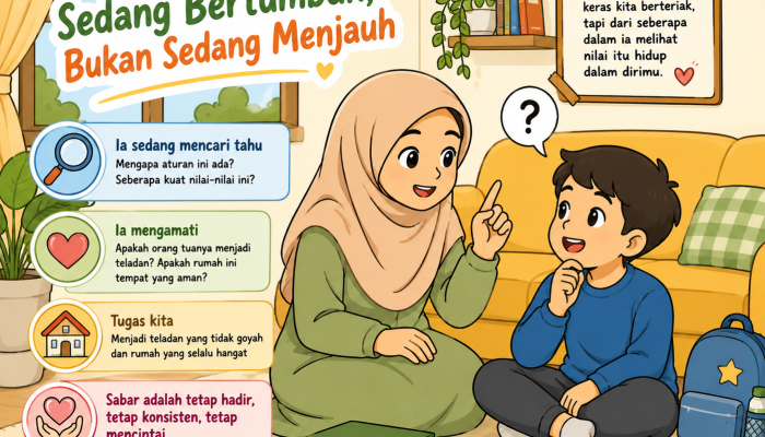 Anakmu Sedang Bertumbuh, Bukan Sedang Menjauh