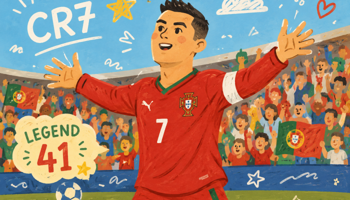 Di Usia 41 Tahun, Cristiano Ronaldo Masih Menulis Sejarah di Panggung Dunia