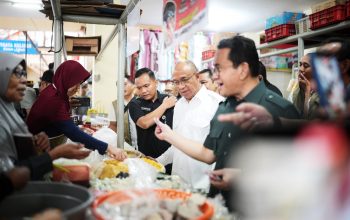 Mendag dan Bupati Banyumas Sidak Pasar, Harga Telur dan Cabai Terkendali