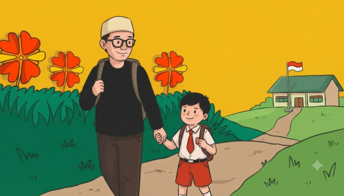 Ajak Ayah Antar Anak di Hari Pertama Sekolah, Sekda Jateng: Ada Momen yang Tak Bisa Diulang