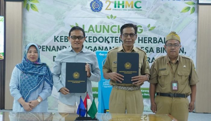 FK UMP Luncurkan Kebun Herbal di Karangsari, Jadi Ruang Belajar dan Pemberdayaan Masyarakat