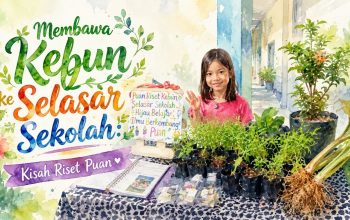 Membawa Kebun ke Selasar Sekolah: Kisah Puan Belajar dari Tanaman