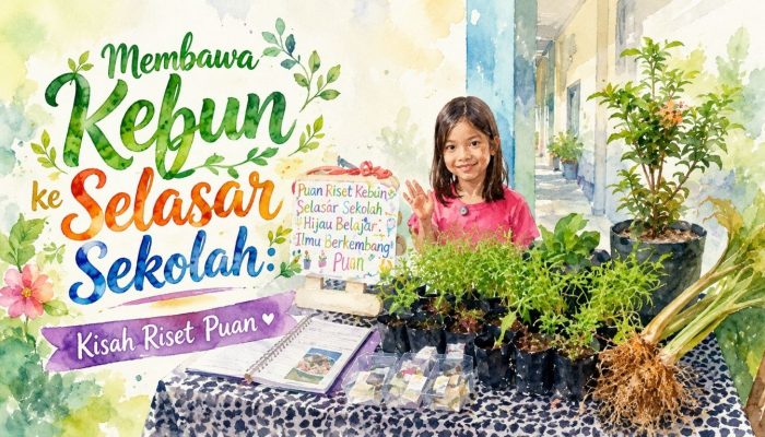 Membawa Kebun ke Selasar Sekolah: Kisah Puan Belajar dari Tanaman