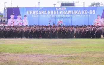 Banyumas Jadi Titik Akhir Estafet Tunas Kelapa pada Hari Pramuka ke-65 Jawa Tengah