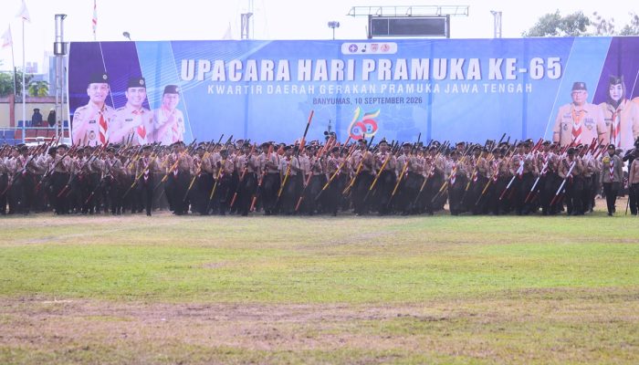 Banyumas Jadi Titik Akhir Estafet Tunas Kelapa pada Hari Pramuka ke-65 Jawa Tengah