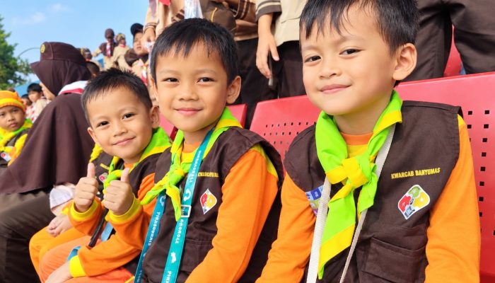 Pra Siaga Kenali Suasana Upacara Hari Pramuka ke-65 di Purwokerto