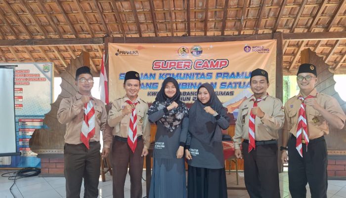 Empat Satuan Komunitas Pramuka Banyumas Perkuat Kolaborasi Melalui Supercamp