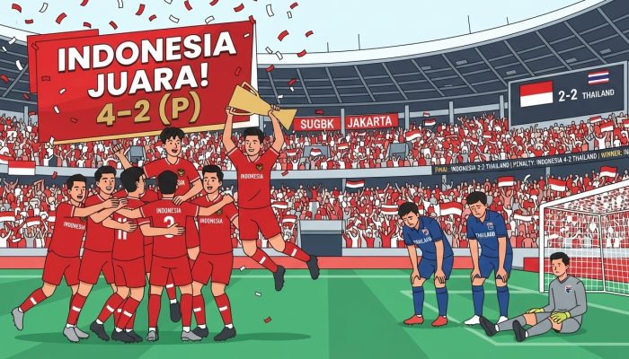 Lewat Drama 120 Menit dan Adu Penalti, Garuda Akhiri Puasa Gelar 35 Tahun